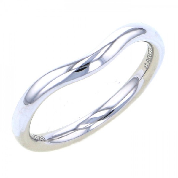 Tiffany & Co. Elsa Peretti Curved Band Ring Platinum