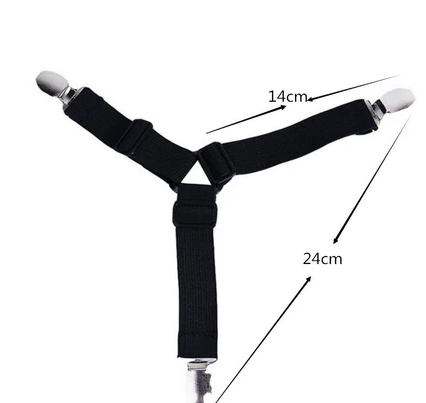 4Pcs/Set Bed Sheet Clip Holder Triangle Bed Sheet Elastic Mattress Holder Fastener Grippers Clips
