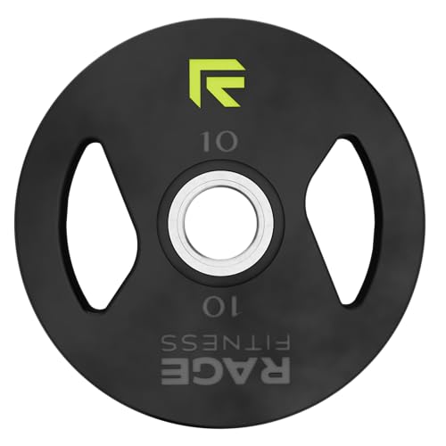 Cast Iron Weight Plates, Rubber Coated, 2
