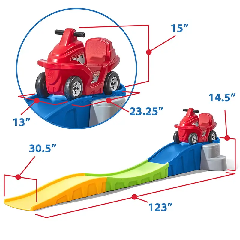 Step2 Anniversary Edition Up and Down Roller Coaster with over 10 feet of track