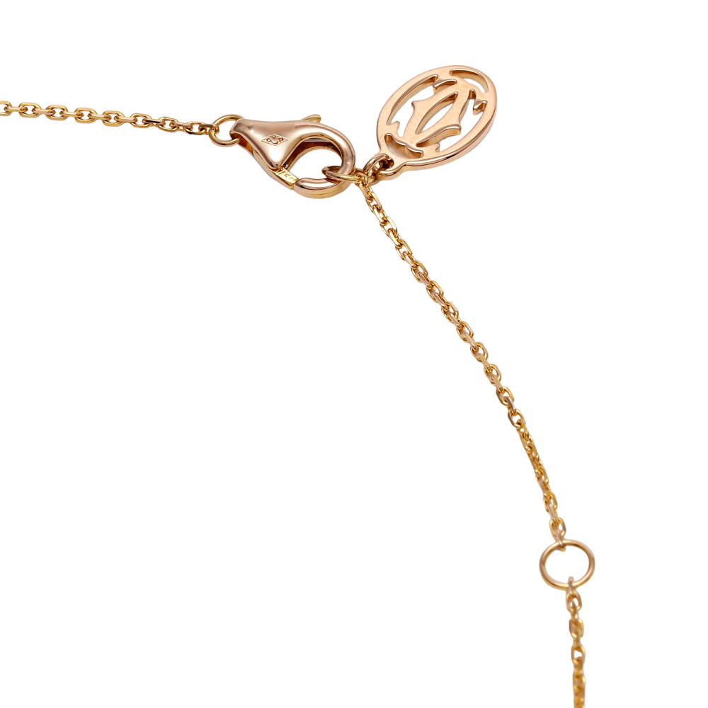 Cartier Diaman Leger Necklace 18K Rose Gold Diamond B7218700