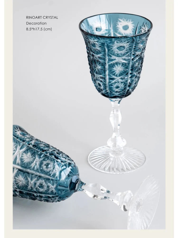 DC068 (Single) - Baccarat Edinburgh Indigo Blue Crystal 