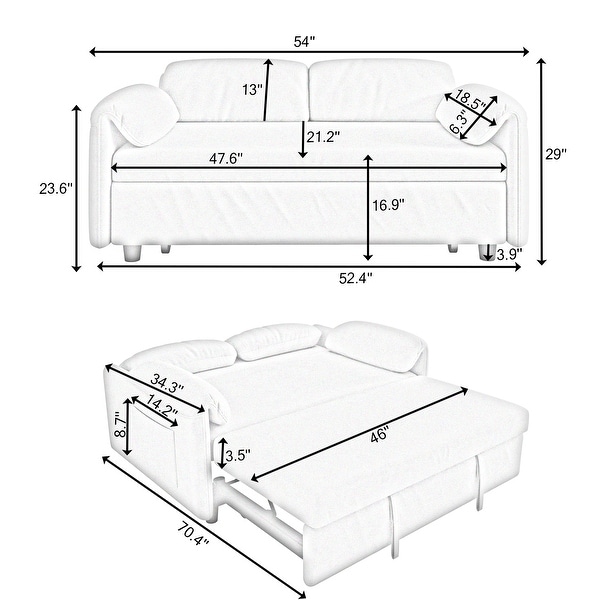 sofa bed dual purpose living room