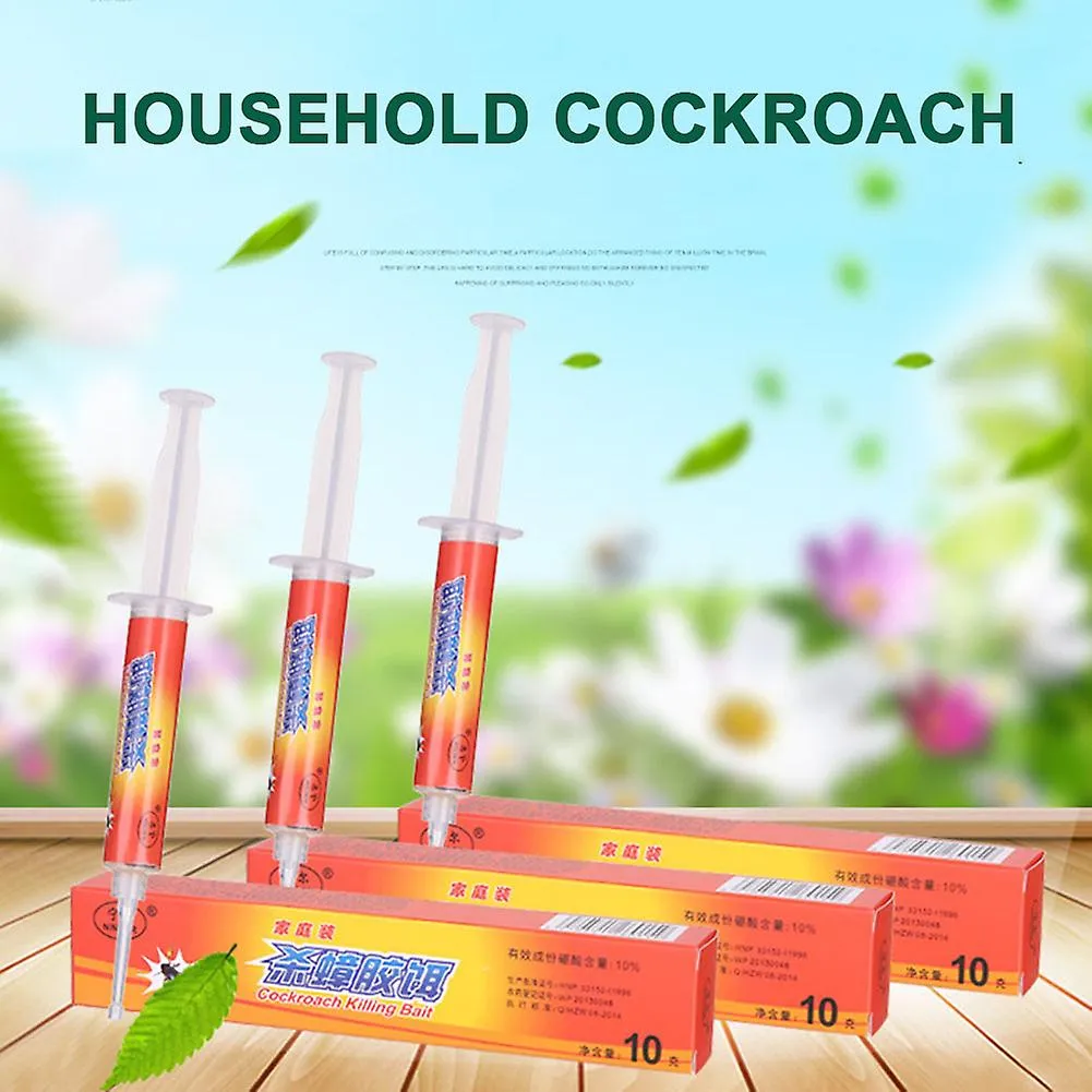 3pcs Bait Fipronil Safe Insecticide Efficient Powerful Cockroach Repellent Insect Roach Killer Anti Pest