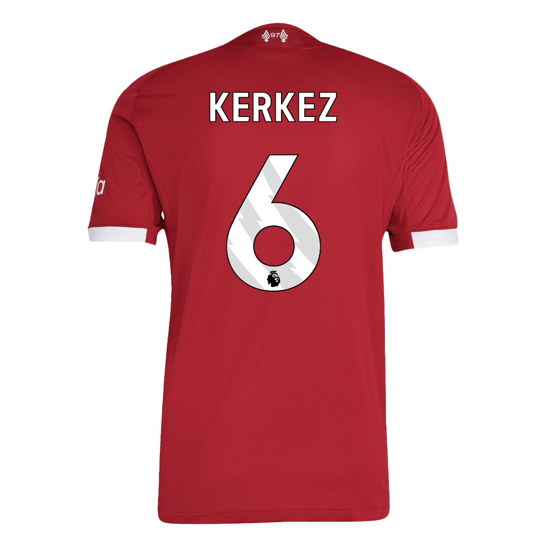 KERKEZ #6 Liverpool Home Player Version Jersey 2025/26