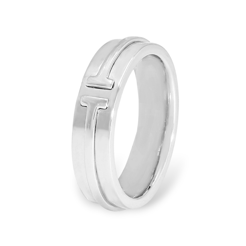 Tiffany & Co. Tiffany T Wide Ring 18K White Gold 60150528