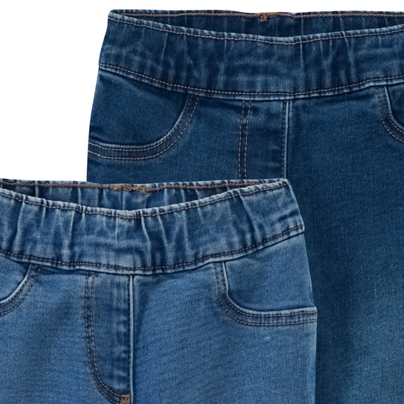 Famy 2 Mädchen Jeggings mit Stretch-Bund