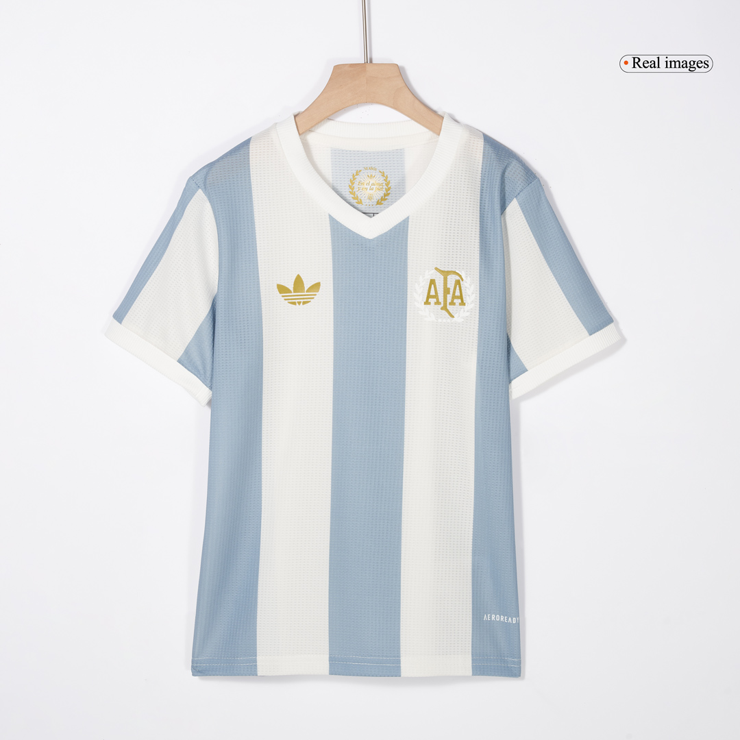 Argentina Kids Soccer Jerseys Kit - 50th Anniversary
