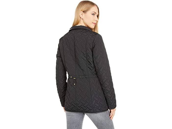 Cole Haan Signature Quilted Coat, Black / Regular 2 (XS)