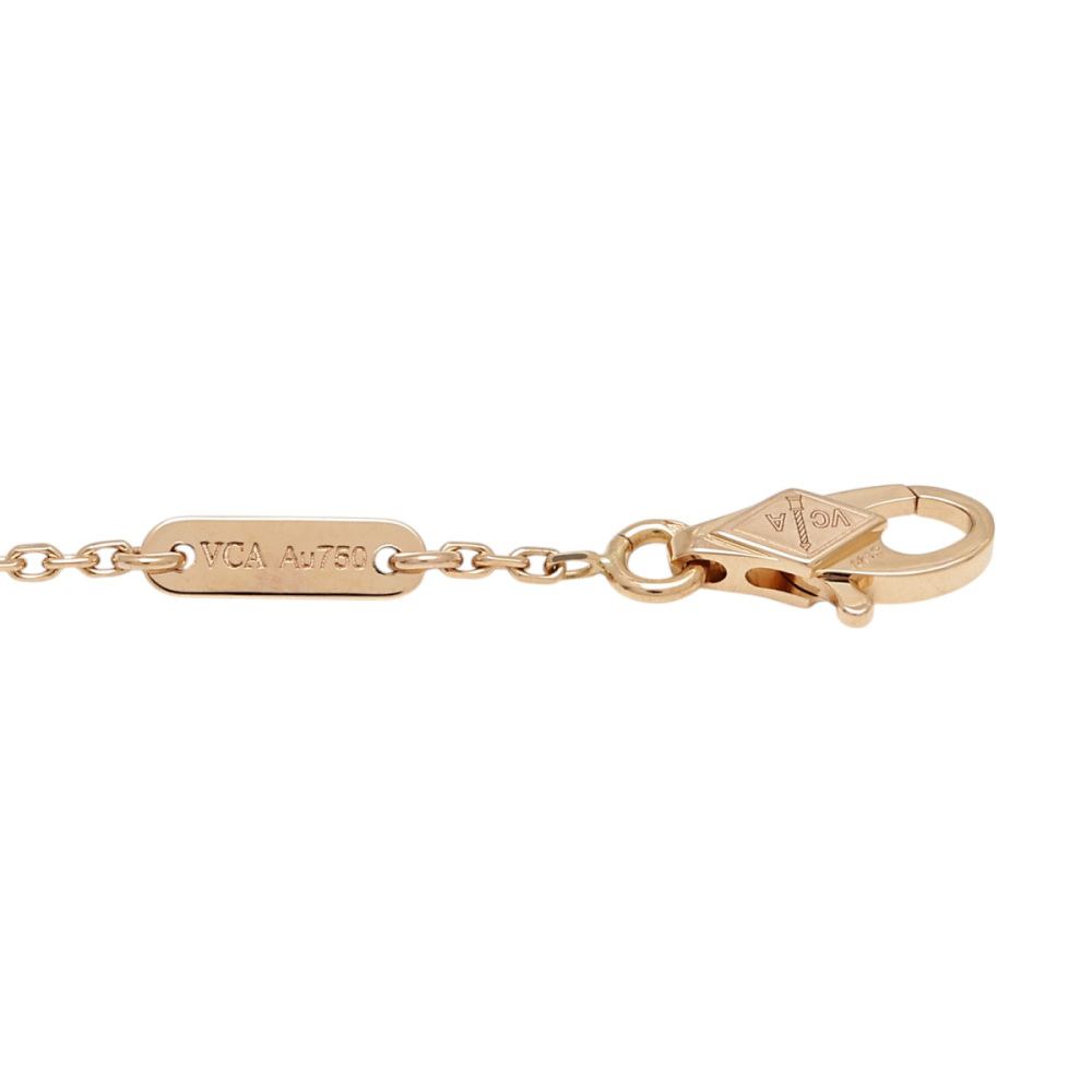 Van Cleef & Arpels Frivole Bracelet 18K Rose Gold Ruby VCARP7S900