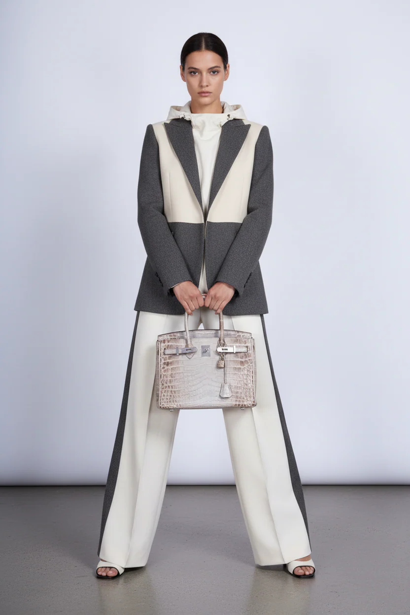 Hermès Birkin 30 Gris Cendre Himalaya Matte Niloticus Crocodile Palladium Hardware