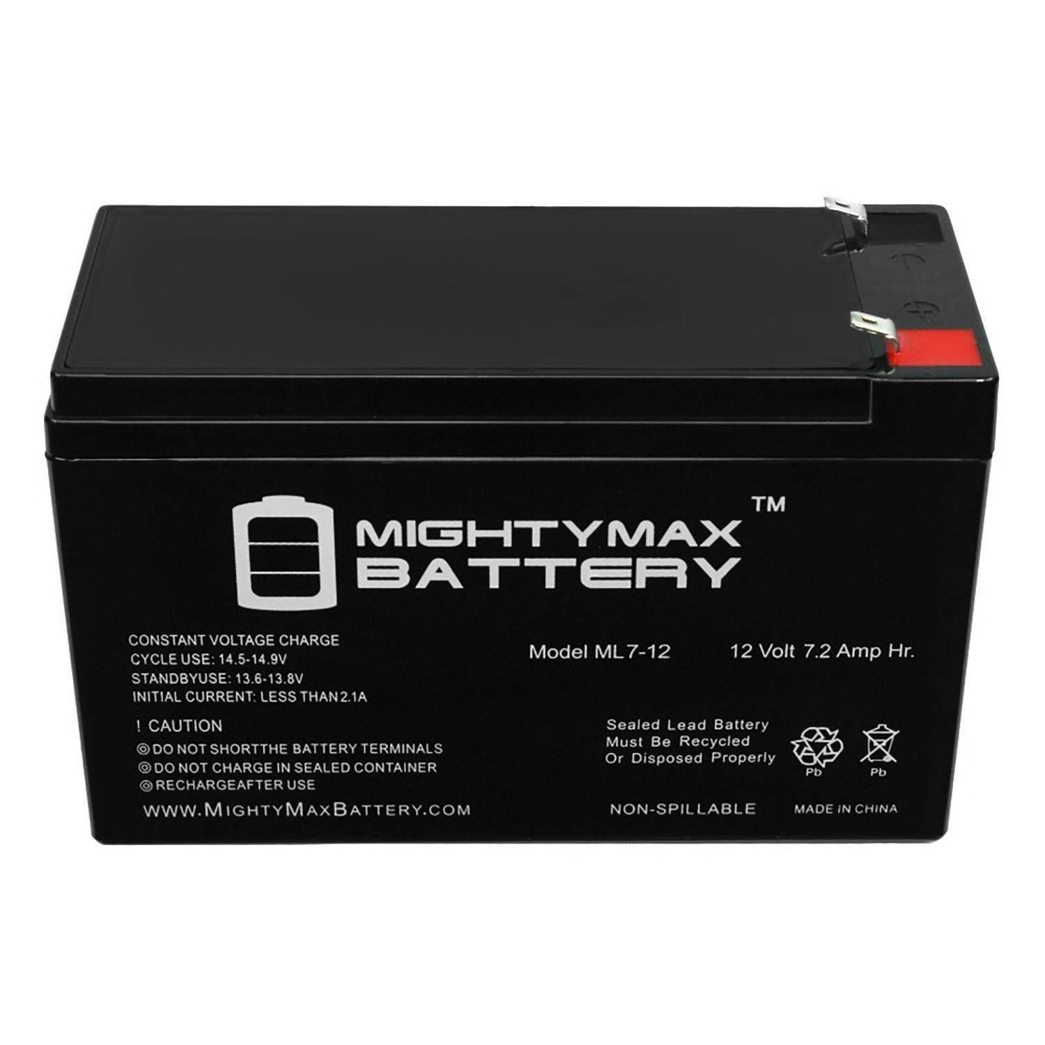 12V 7Ah SLA Battery Replacement for Spy Point BATT-12V - 10 Pack