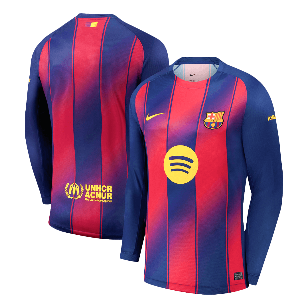 Barcelona Home Long Sleeve Jersey 2025/26