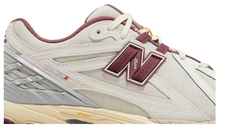 New Balance 1906R White Burgundy M1906RAS Casual Running Shoes