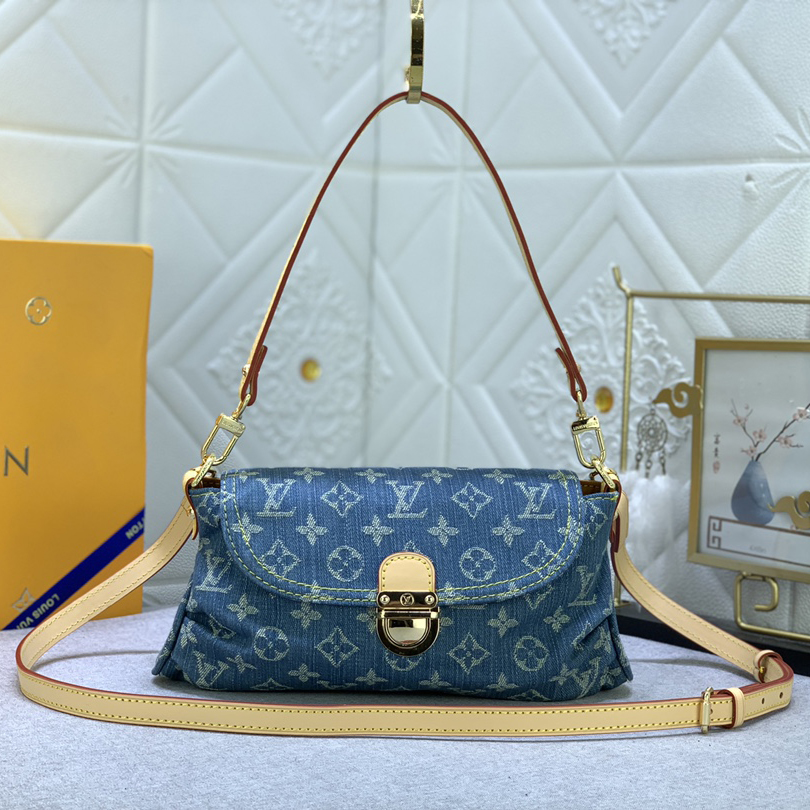 LV Denim shoulder bag - cnluxepick