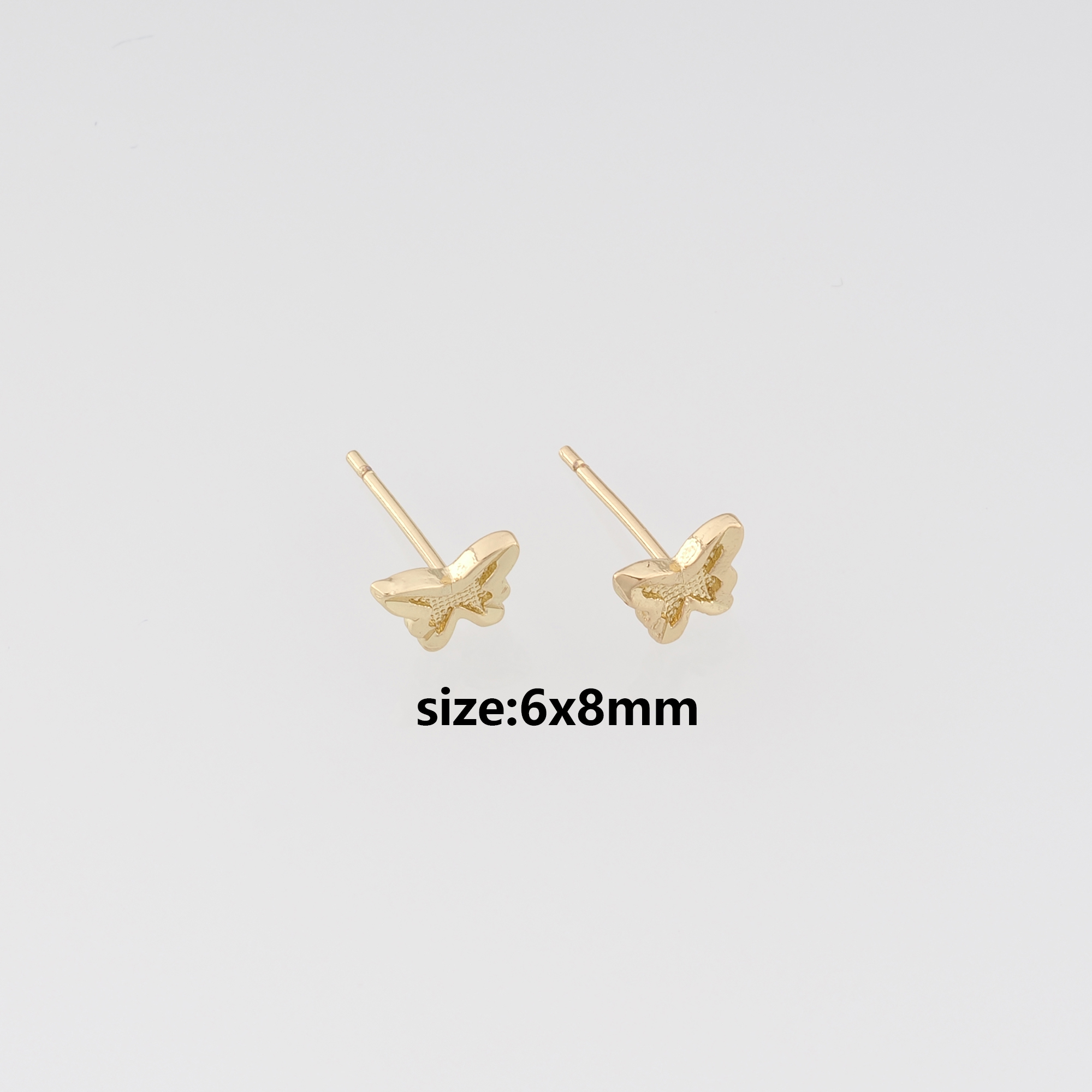 18K Gold Filled Butterfly Stud Earrings,Insect Earrings,Butterfly Earrings,Dainty Earrings,Minimalist Earring,Gift for Wife