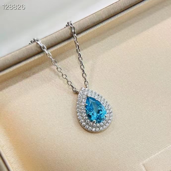 Tiffany aquamarine diamond necklace - cnluxepick