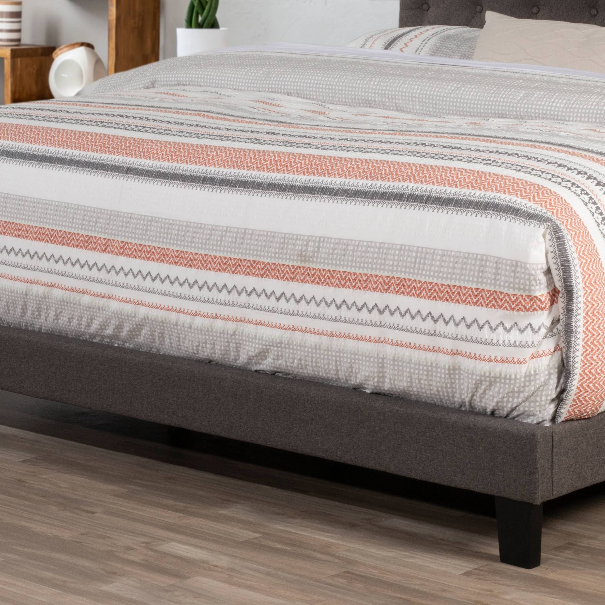 Hillsdale Furniture Nicole Bed in One - Queen - Stone Fabric