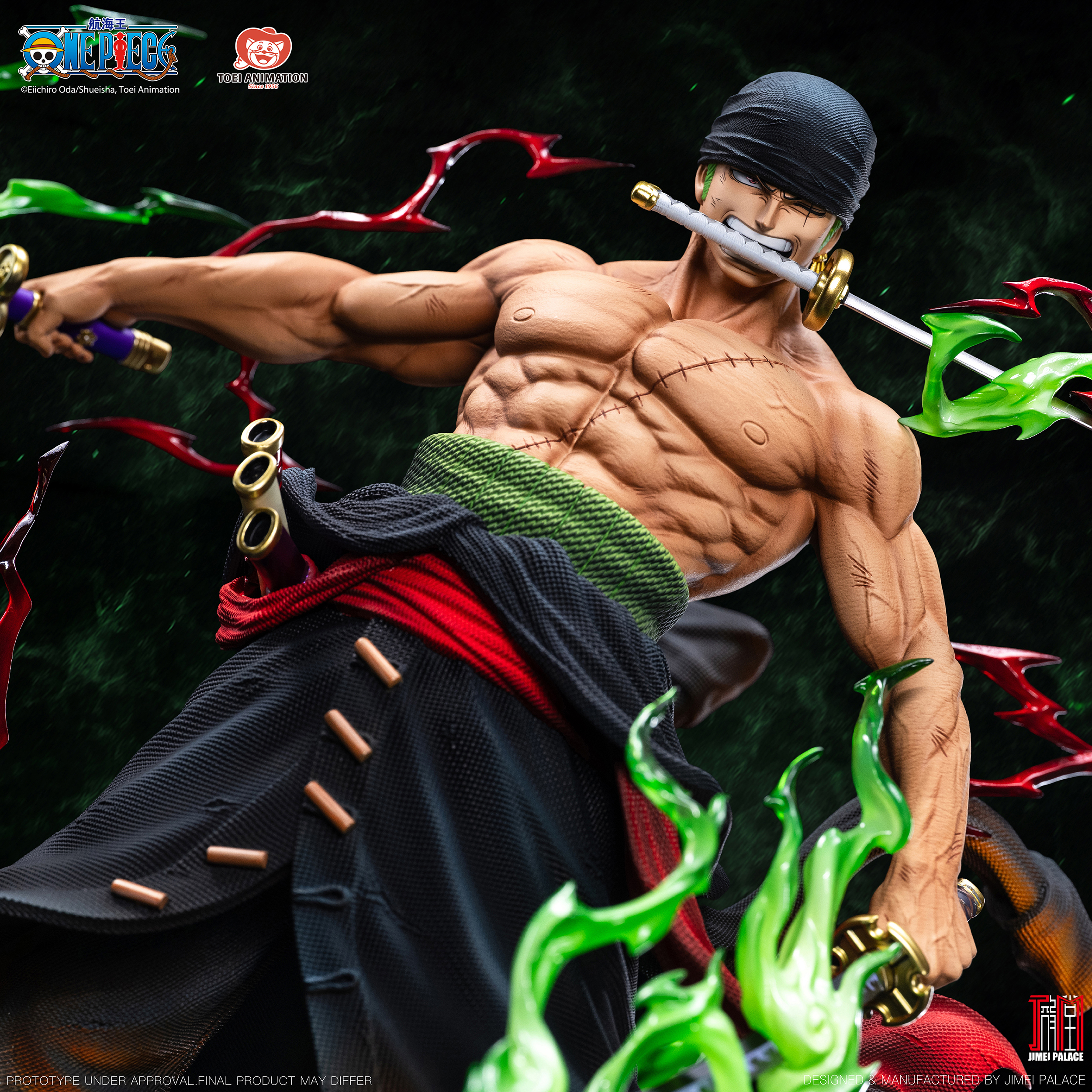 Officially Licensed 《ONE PIECE》Legendary Straw Hat Crew Series RORONOA ZORO 1/6 Collectible Statue