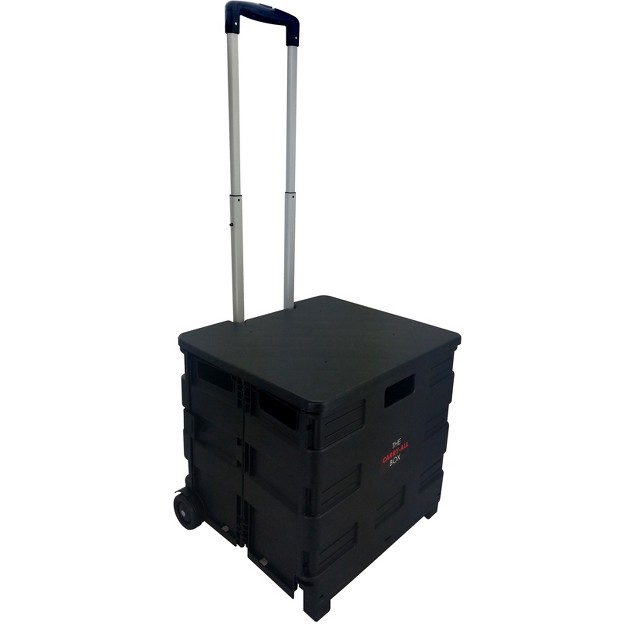 Elama Home Heavy Duty Carry All Easy Folding Cart With Lid