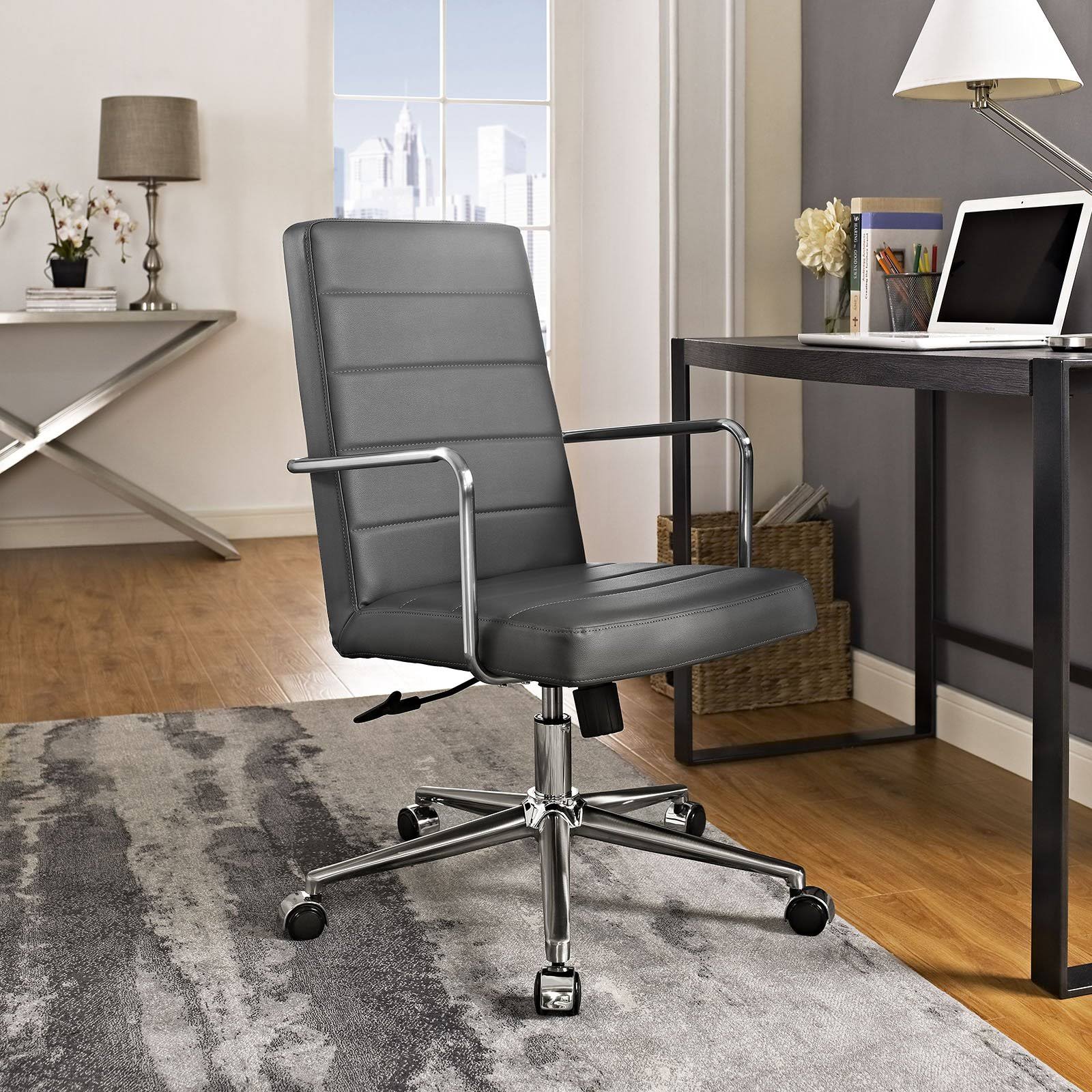 Modway Cavalier Black Highback Office Chair