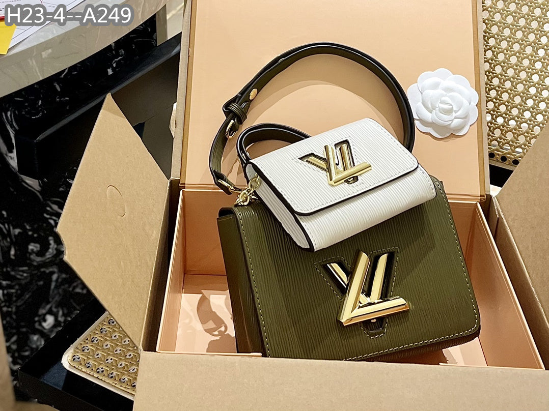 Louis Vuitton Twist Pm 19Cm Black And White M59884