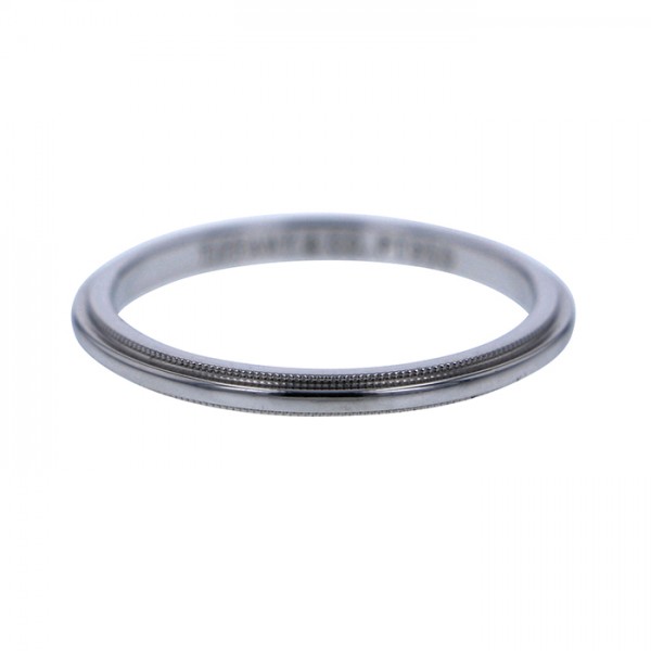 Tiffany & Co. Tiffany Mill Grain Ring PT950 Ring Platinum
