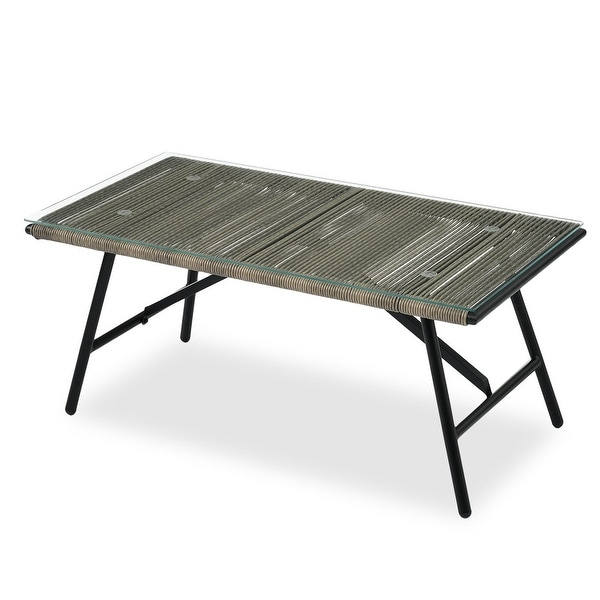 4Piece Metal Patio Conversation Set