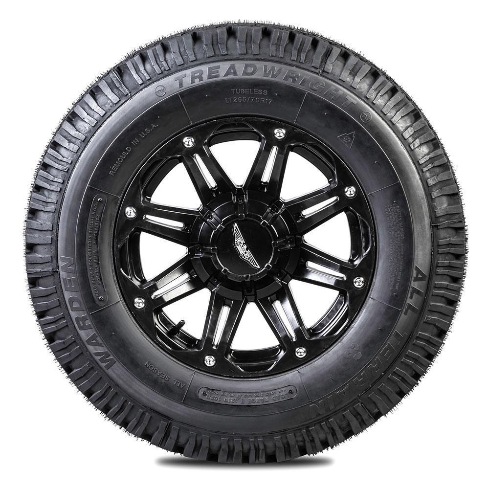 TreadWright WARDEN A/T LT 245/75R17 10 PLY Remold USA Premiere Wear 50,000 miles Remold USA