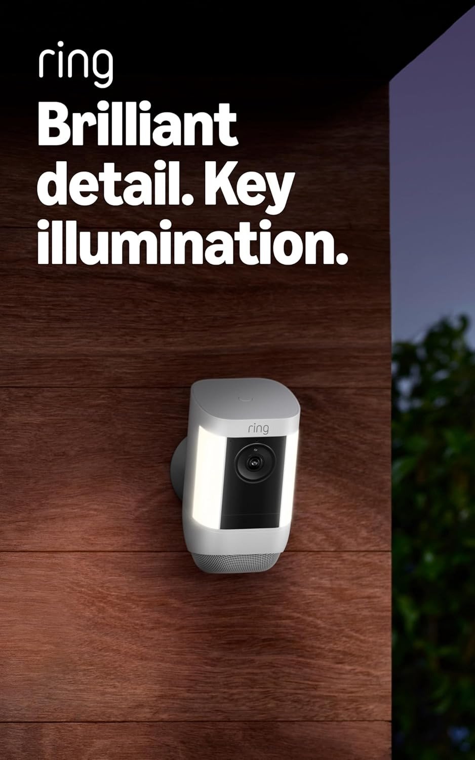 Cam, Solar | 3D Motion Detection, Two-Way Talk with Audio+, and Dual-Band Wifi – White