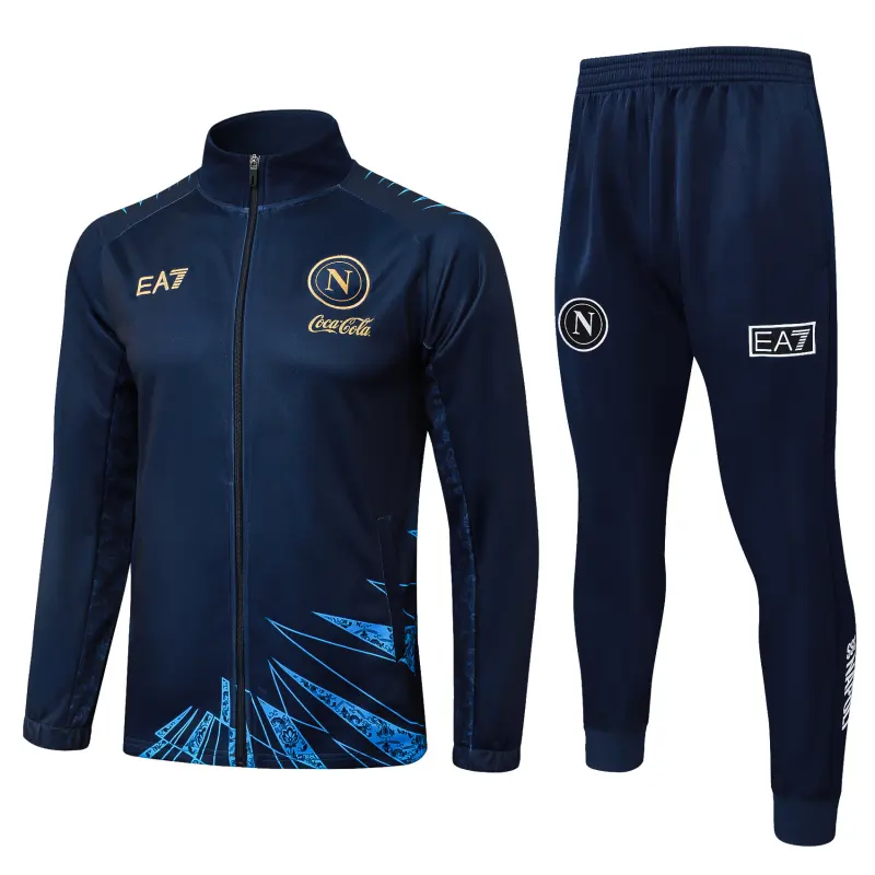 Adult 2526 Napoli Full zipper Training Suit Dark Blue