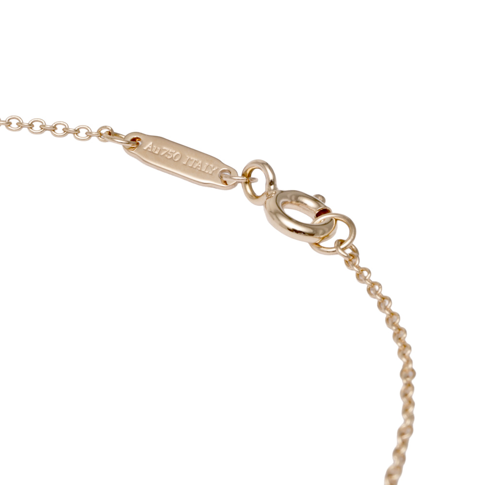 Tiffany & Co. Tiffany T T-circle Necklace 18K Rose Gold Diamond 63843091