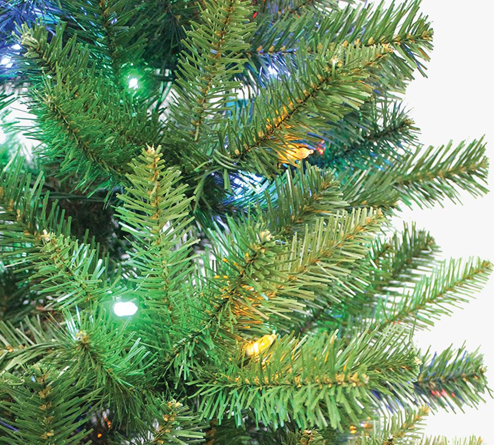 Lit LED Ozark Pine Faux Christmas Tree - 7 Ft.  sgtnighsdesigns