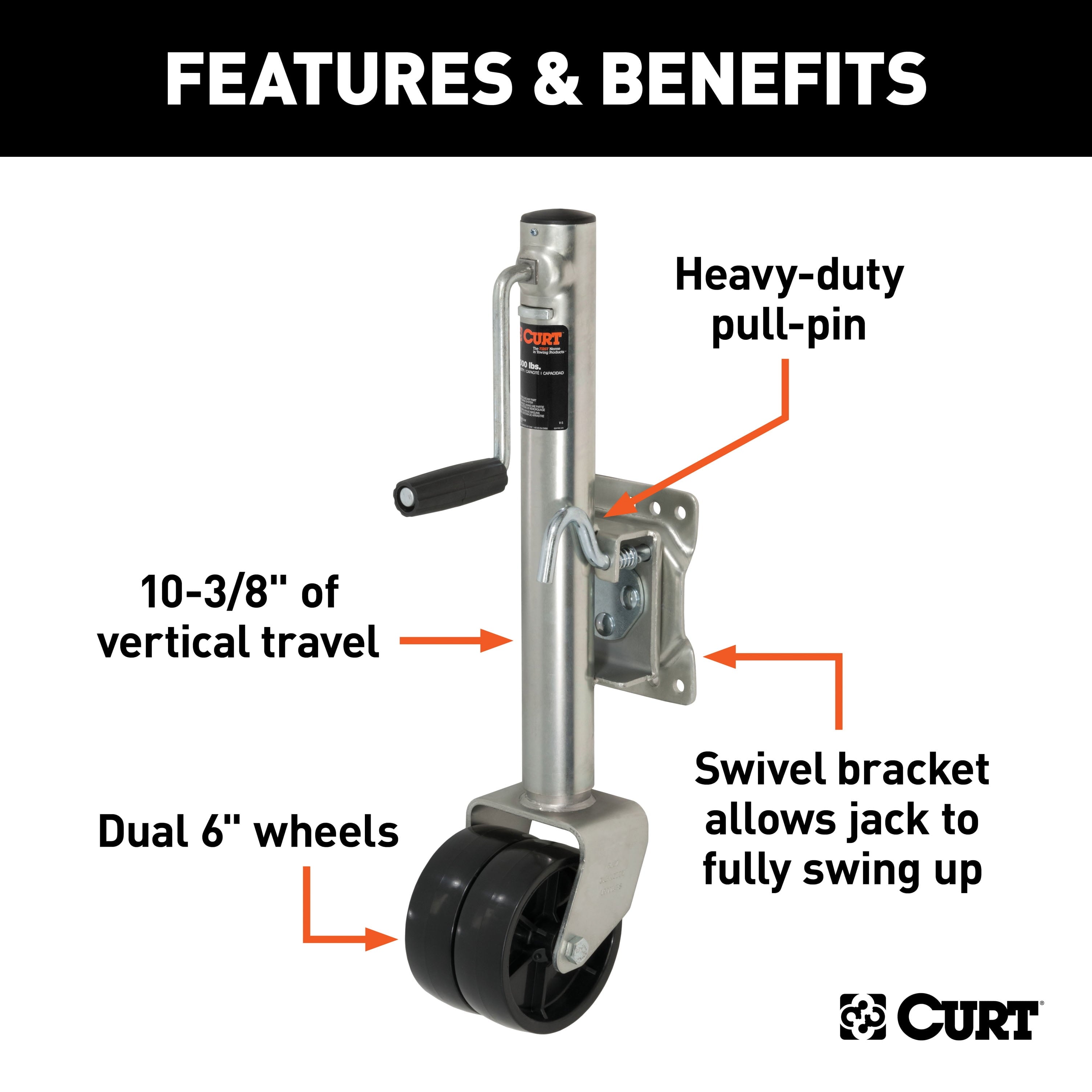 CURT Marine Jack - Packaged