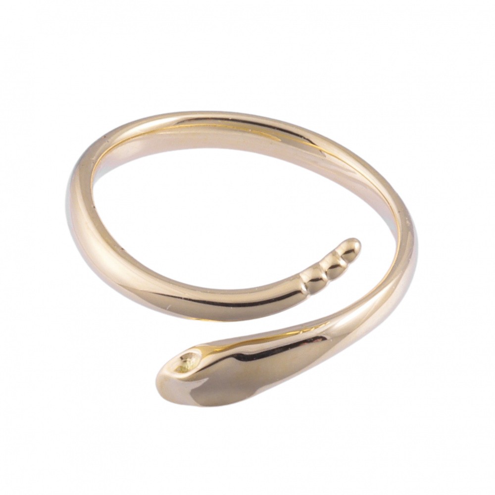 Tiffany & Co. Elsa Peretti Snake Ring 18K Yellow Gold