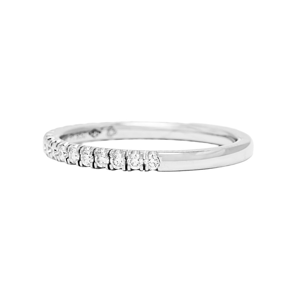 Cartier Ethancel Do Wedding Rings Semi-pave Setting Platinum Diamond B4221900