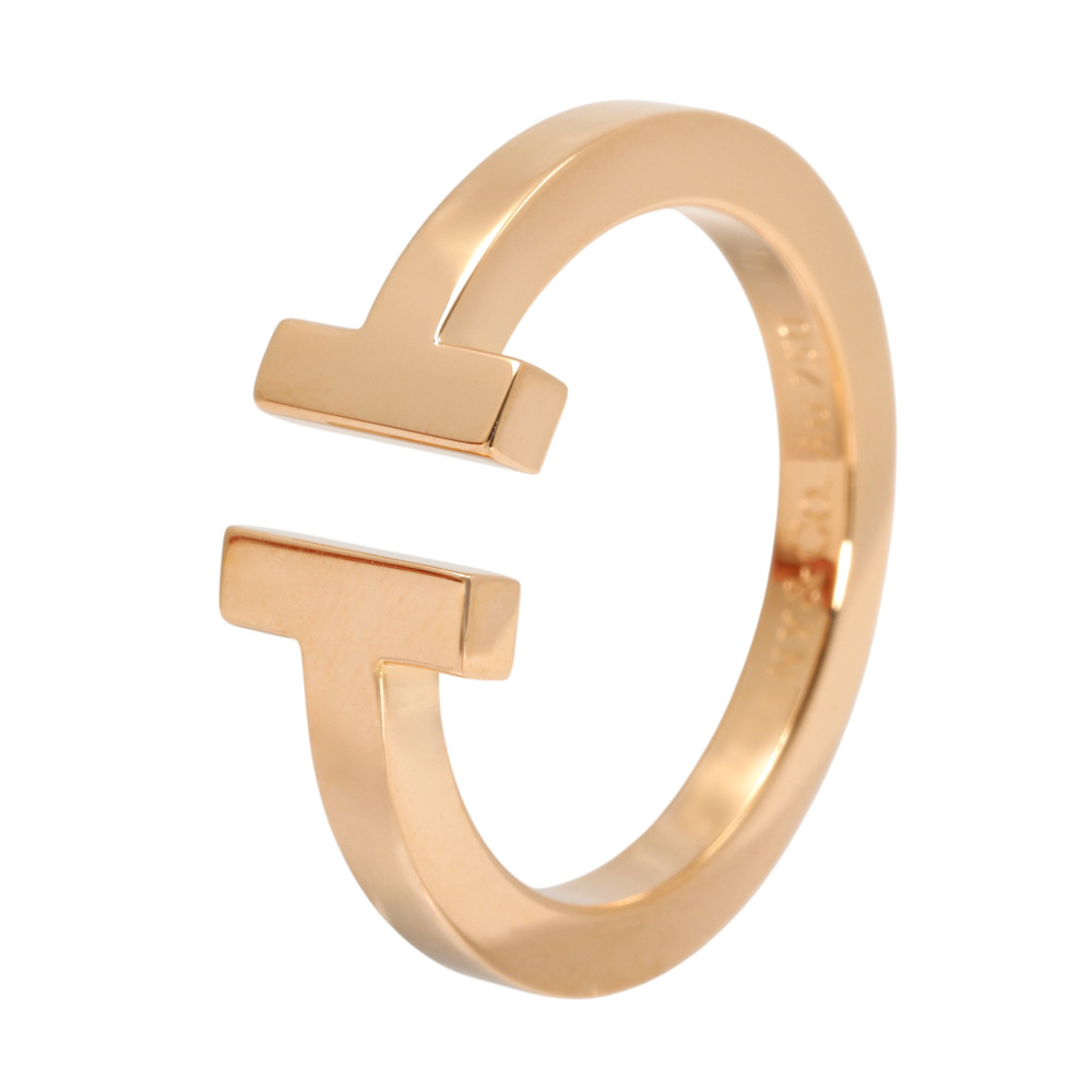 Tiffany & Co. Tiffany T Square Ring 18K Rose Gold 60147410