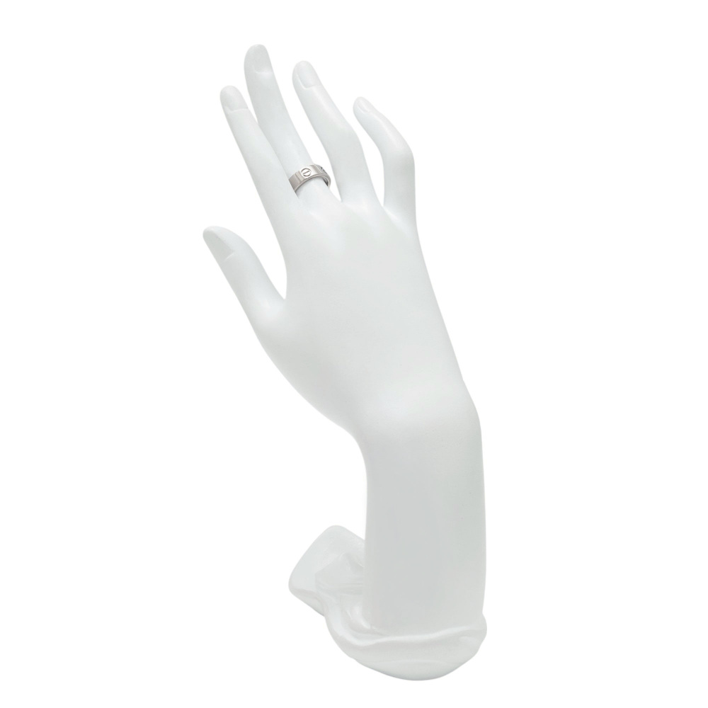 Cartier Love Classic Model Ring 18K White Gold B4022600