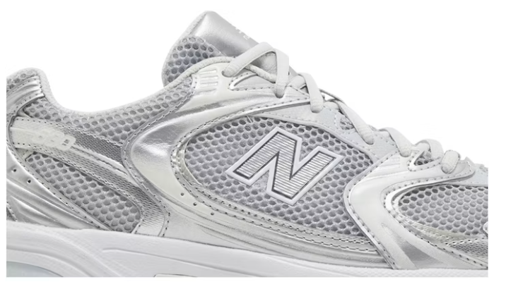 New Balance 530 Silver Metallic Moonbeam MR530RS Casual Running Shoes
