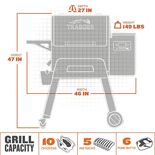 Ironwood 650 Wifi Pellet Grill and Smoker in Black