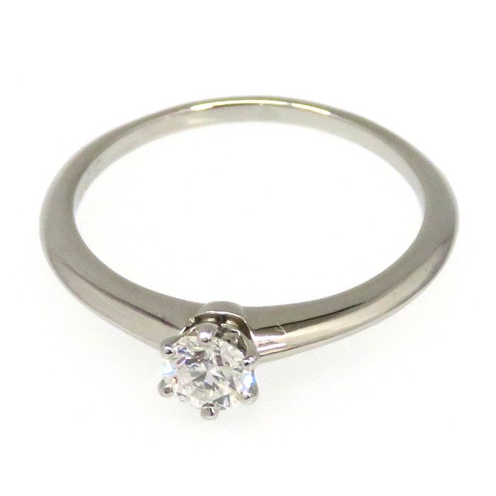 Tiffany & Co. Solitaire Diamond Ring Platinum