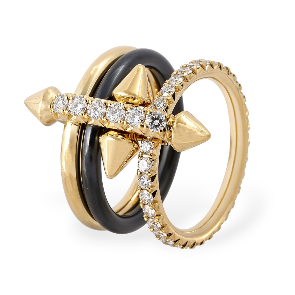 Tiffany & Co. Titan Pharrell Williams Ring 18K Yellow Gold Diamond 73468485