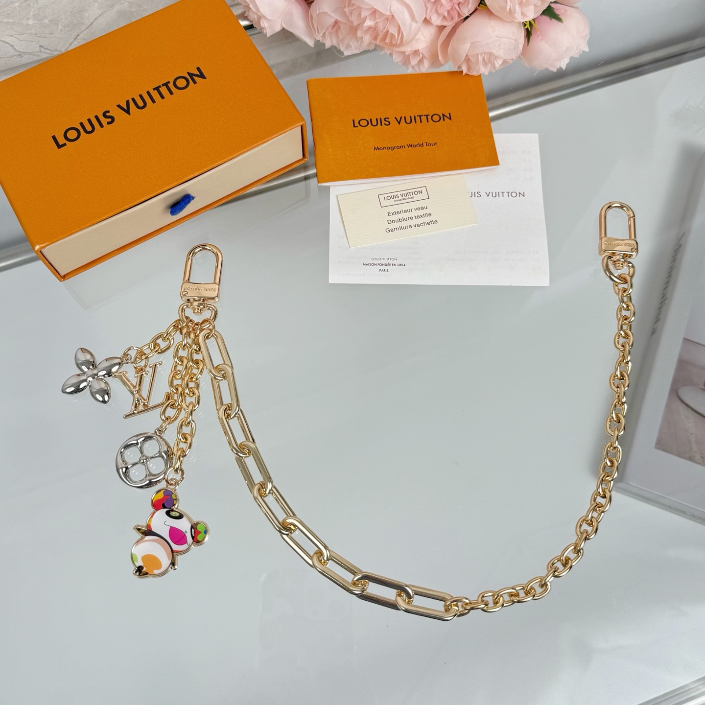 LV x TM Superflat Chain Bag Charm - cnluxepick
