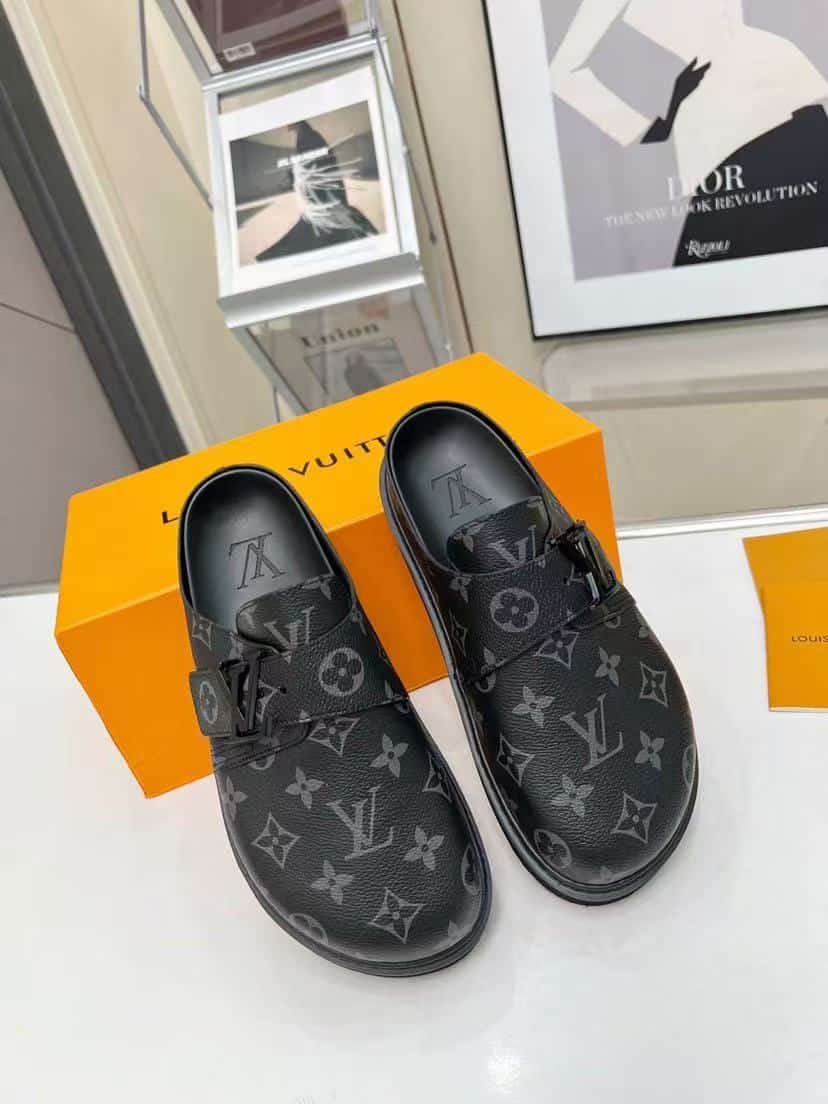 Louis Vuitton Easy Mule Monogram Eclipse