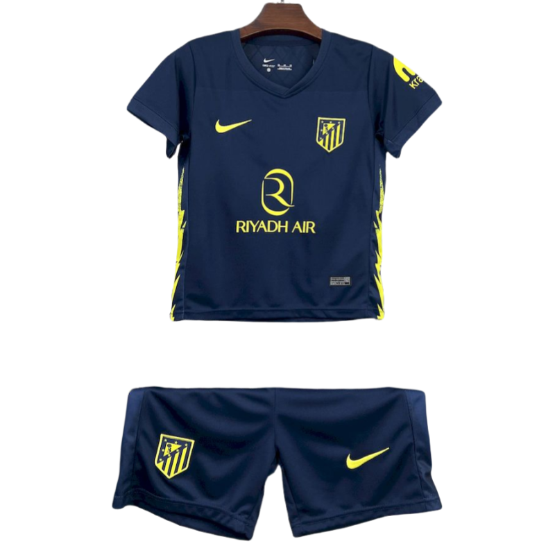Atletico Madrid Away Kid Kit football jersey 25-26