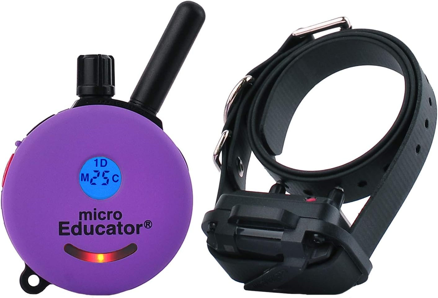 Humane Dog Training Collar with Remote, Features 100 Levels of Safe Stimulation, Tapping Sensation, Night Light, Waterproof, Rechargeable, 1 Mile 1 Dog, Black