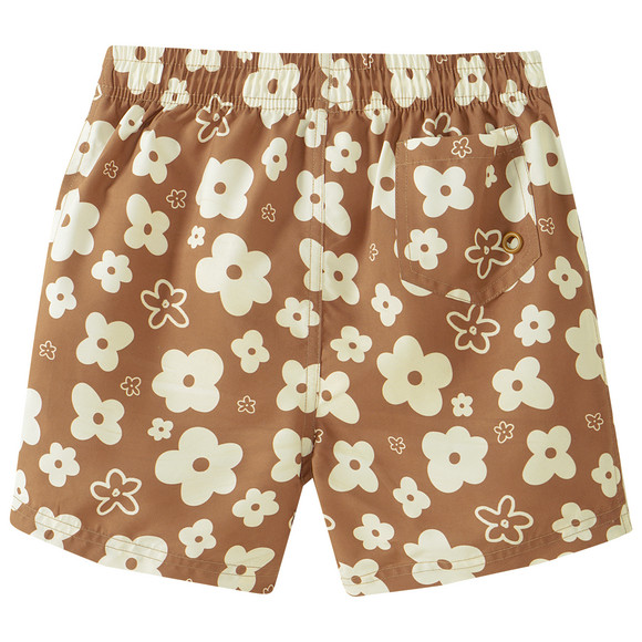 Famy Jungen Badeshorts mit Blumen-Allover