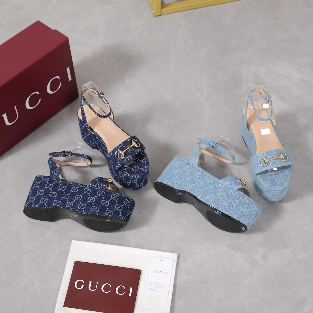 Sandals-Light Blue