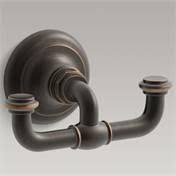 Kohler 72572-2BZ Artifacts Double Robe Hook - Oil-Rubbed Bronze