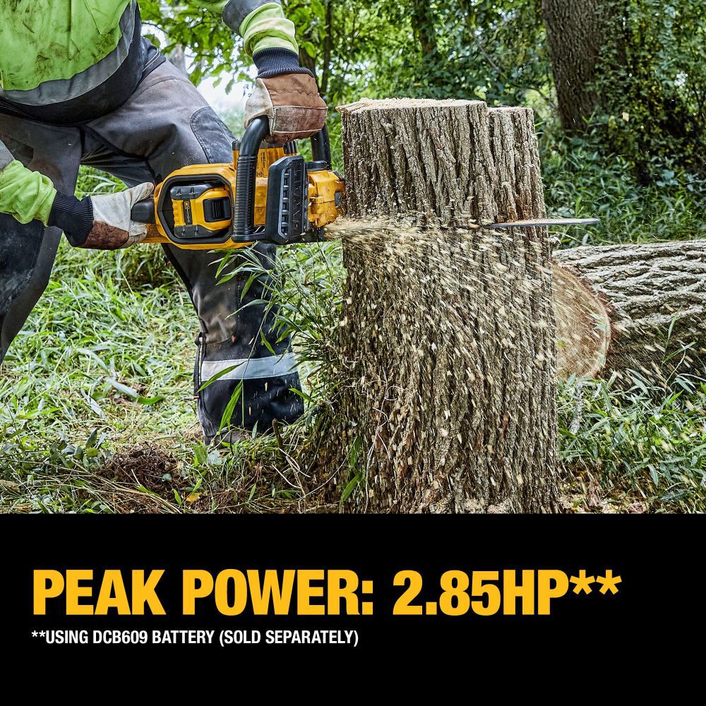 DW 60V MAX Chainsaw 18" Brushless Cordless Kit DCCS672X1 from DW